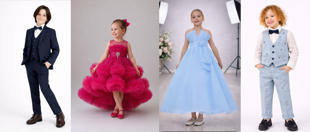 Matching Wedding Styles for Kids: Dress & Tuxedo Ideas for Siblings