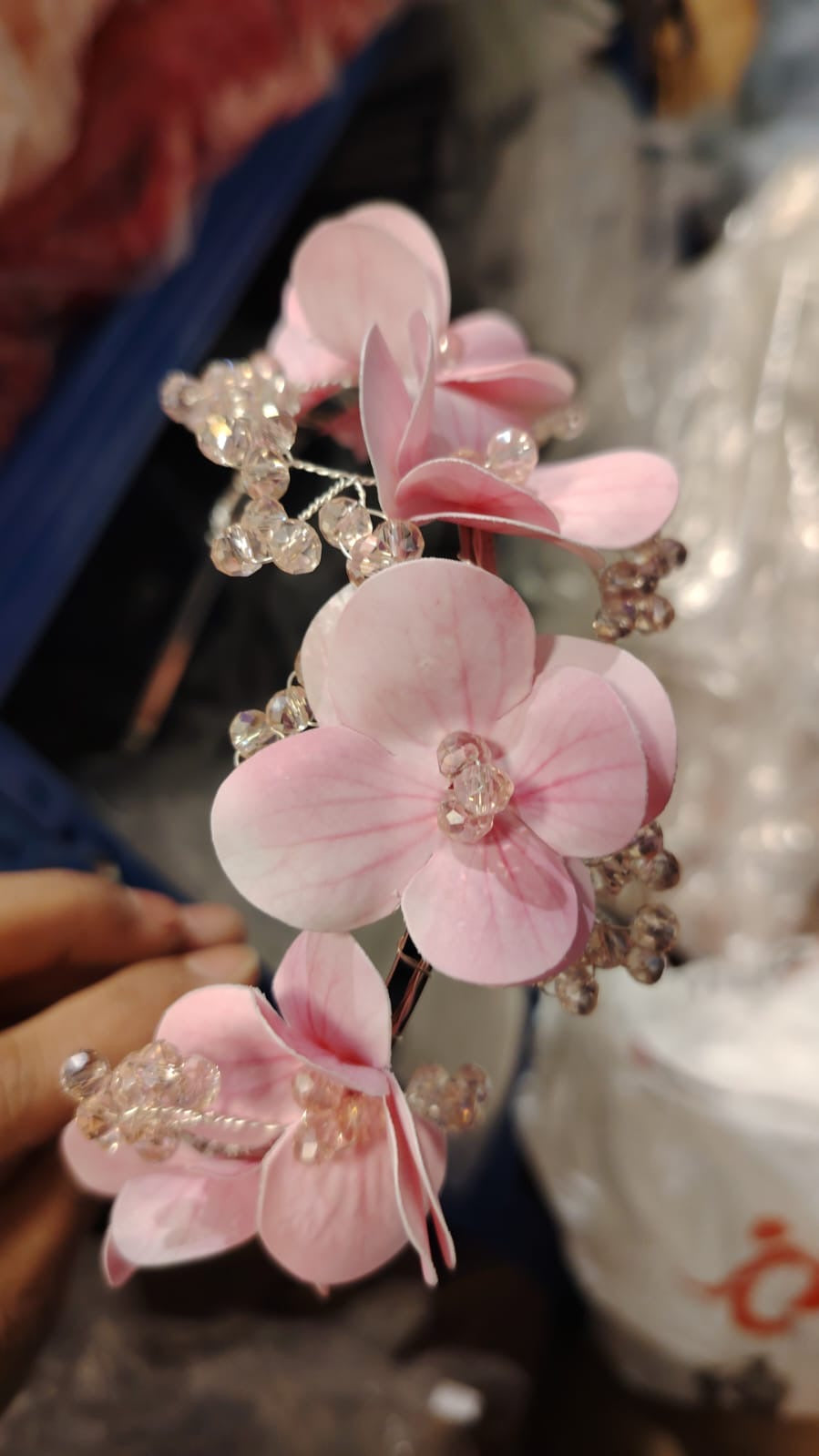 Pink Flower Hairband for Girls