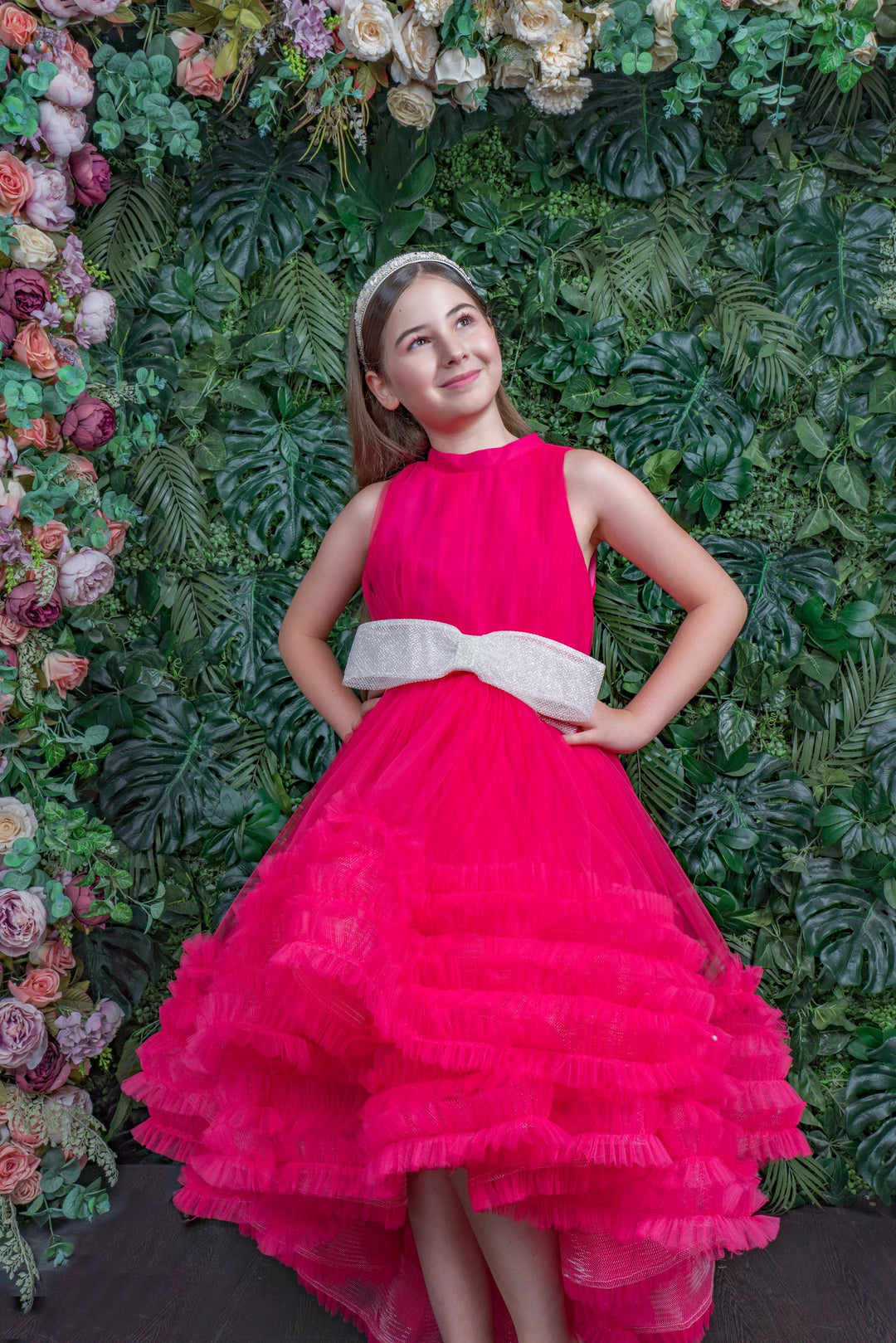 Girls Pink Party Dress - Alice