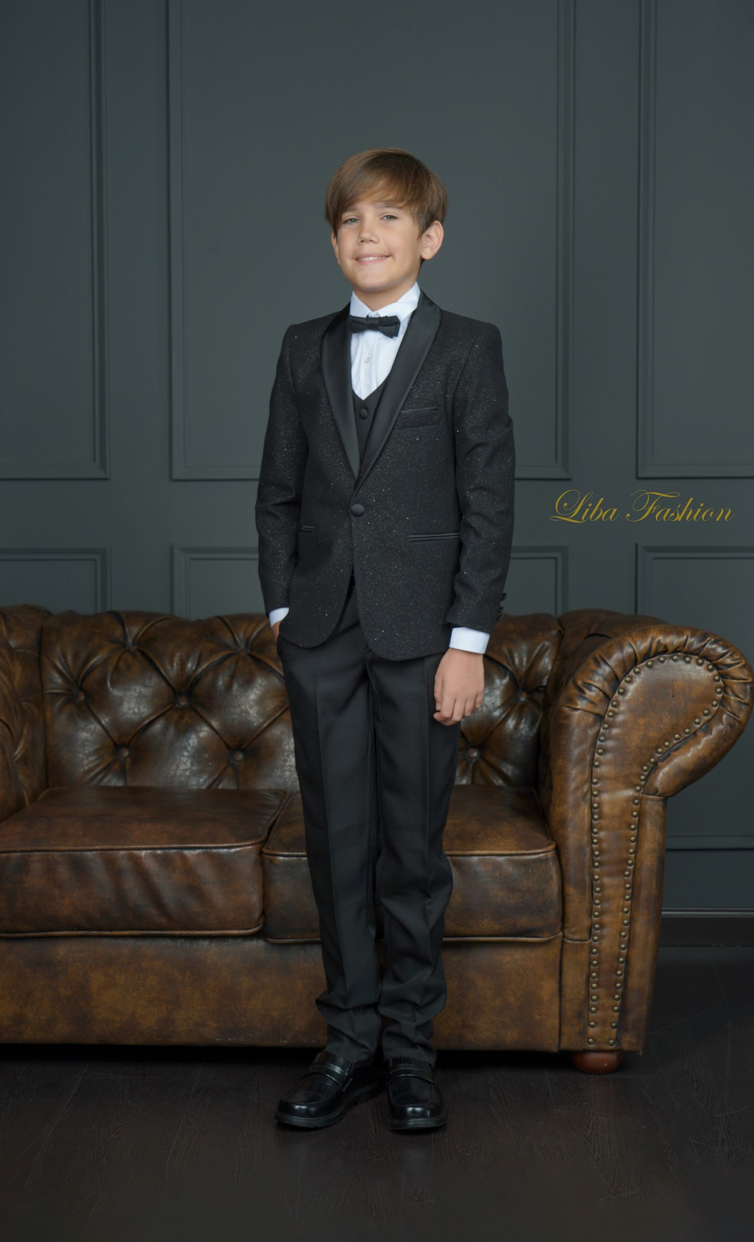 Boys 2025 black tuxedo