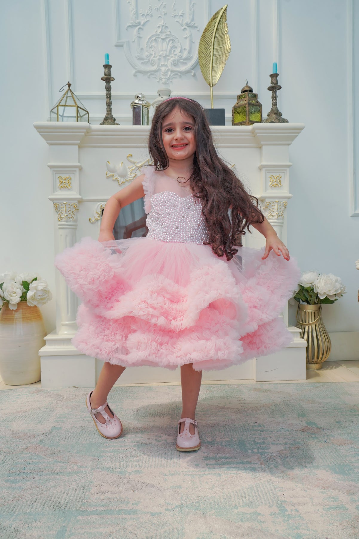 Buy You & Me Baby So Sweet Lace Frock Set (Pink, 3 pieces) Online in Dubai  & the UAE