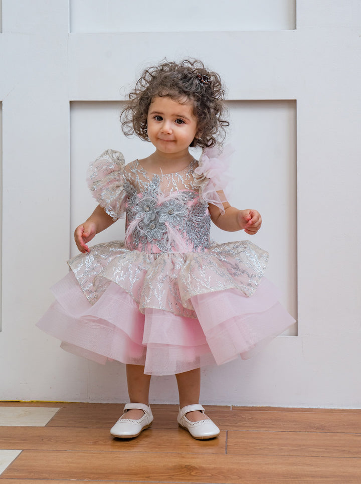 Inaaya Pink Beautiful Birthday Dress