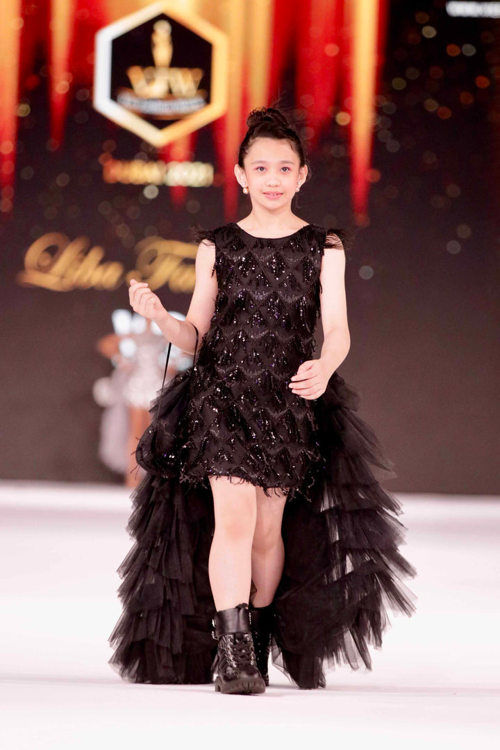 Dhurriya Black Girls Party Wear Dress