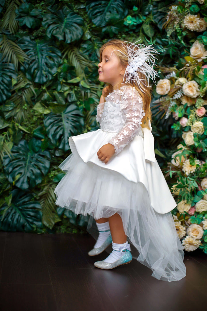 Elanora White Birthday Dress for girl