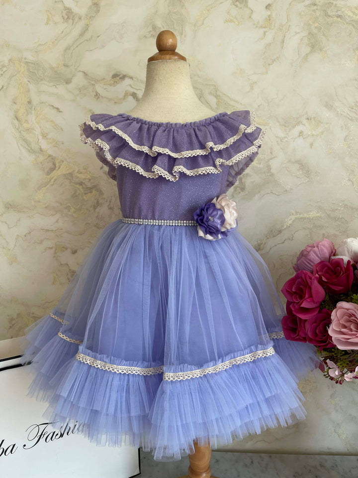 Isla Lilac Baby Girl Party Dress