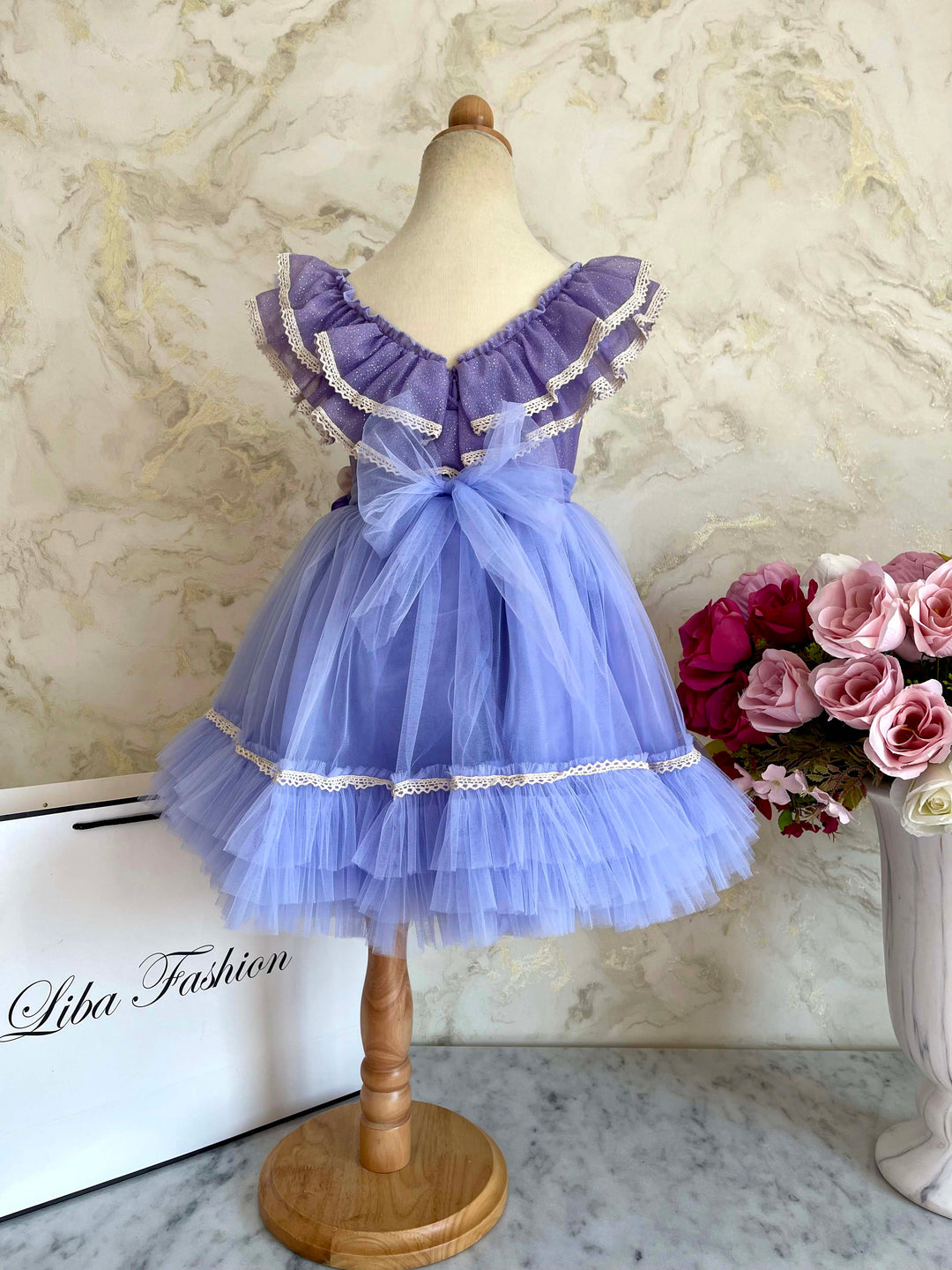 Isla Lilac Baby Girl Party Dress