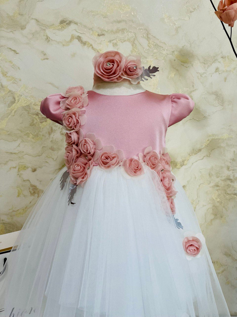 Nora Premium Pink Birthday Party Dress for Girls