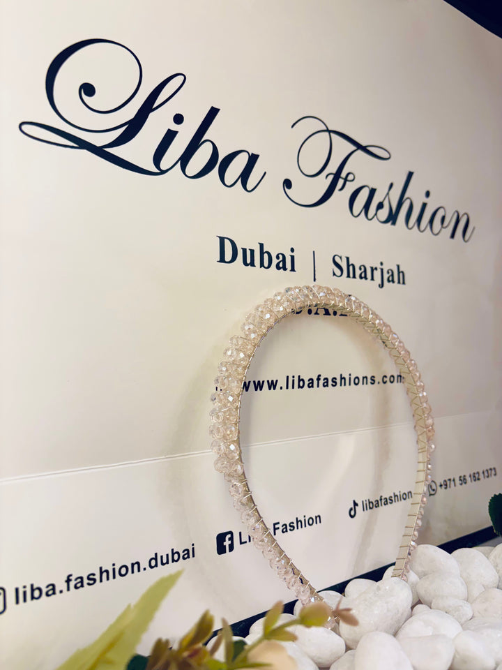 Crystal Dew Slim Band Pink Color