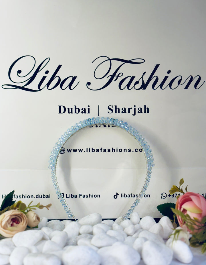 Crystal Dew Slim Band Blue Color