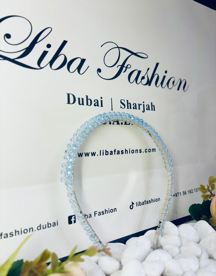 Crystal Dew Slim Band Blue Color