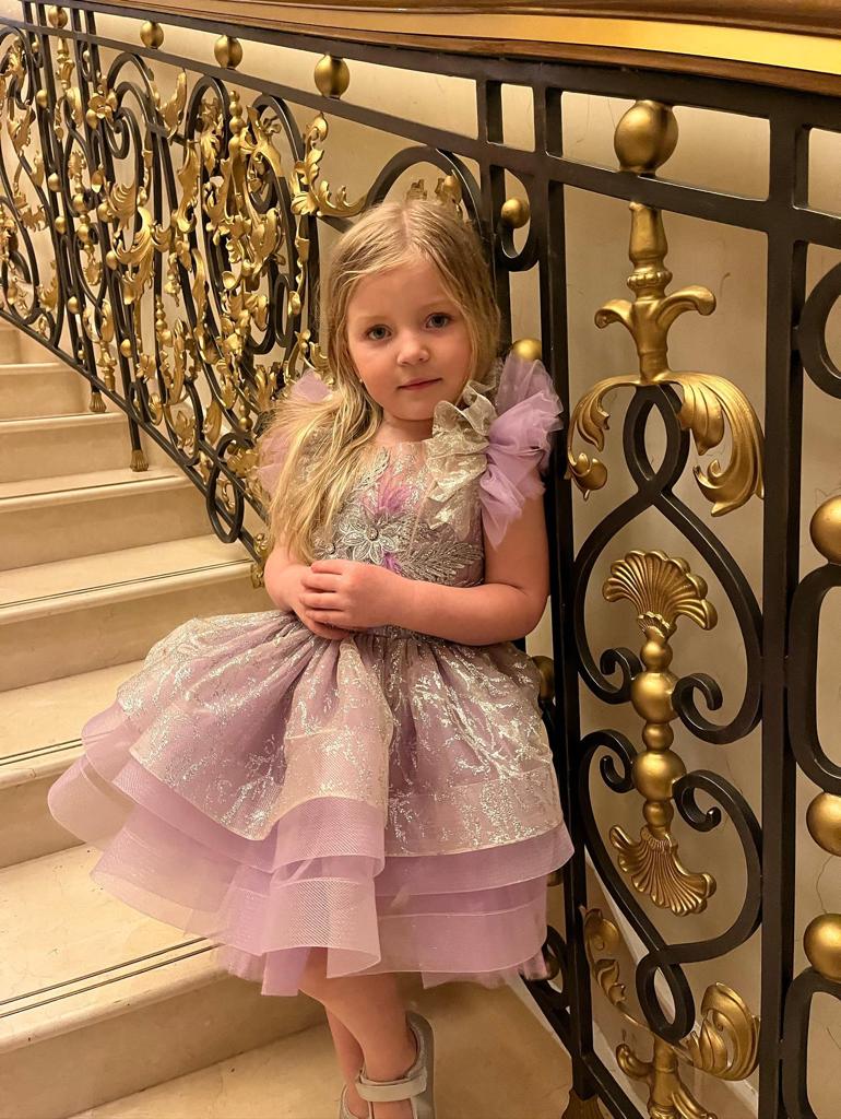 Inaaya Purple Beautiful Birthday Dress