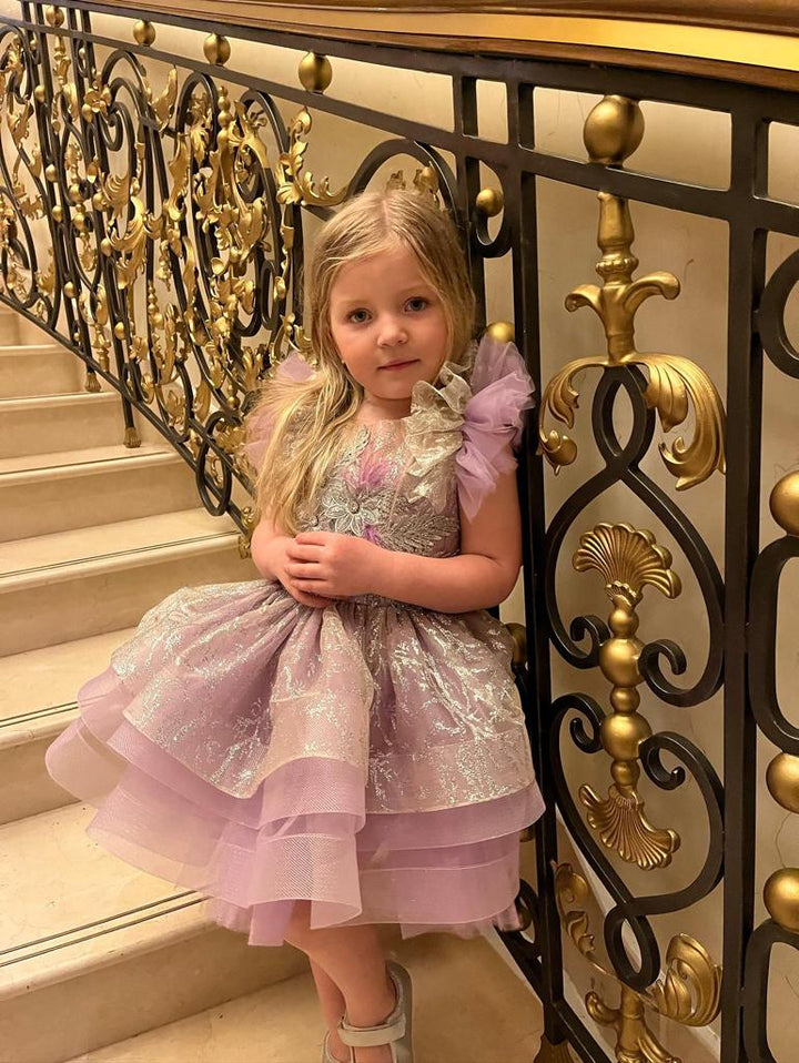 Inaaya Purple Beautiful Birthday Dress