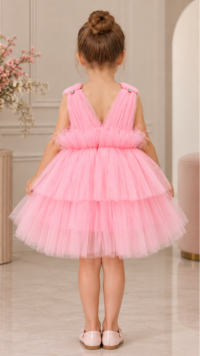 Baby Girls Pink Baby Frocks Online in Dubai 