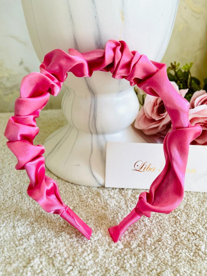 Barbie Pink Satin Handmade Hairband