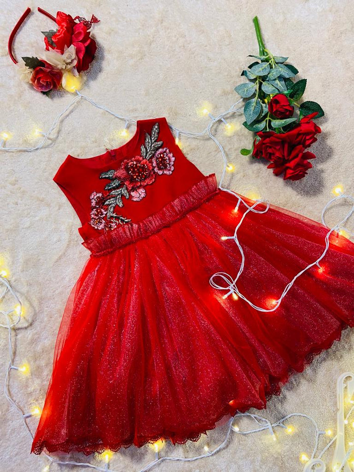 Elegant Red Party Dress