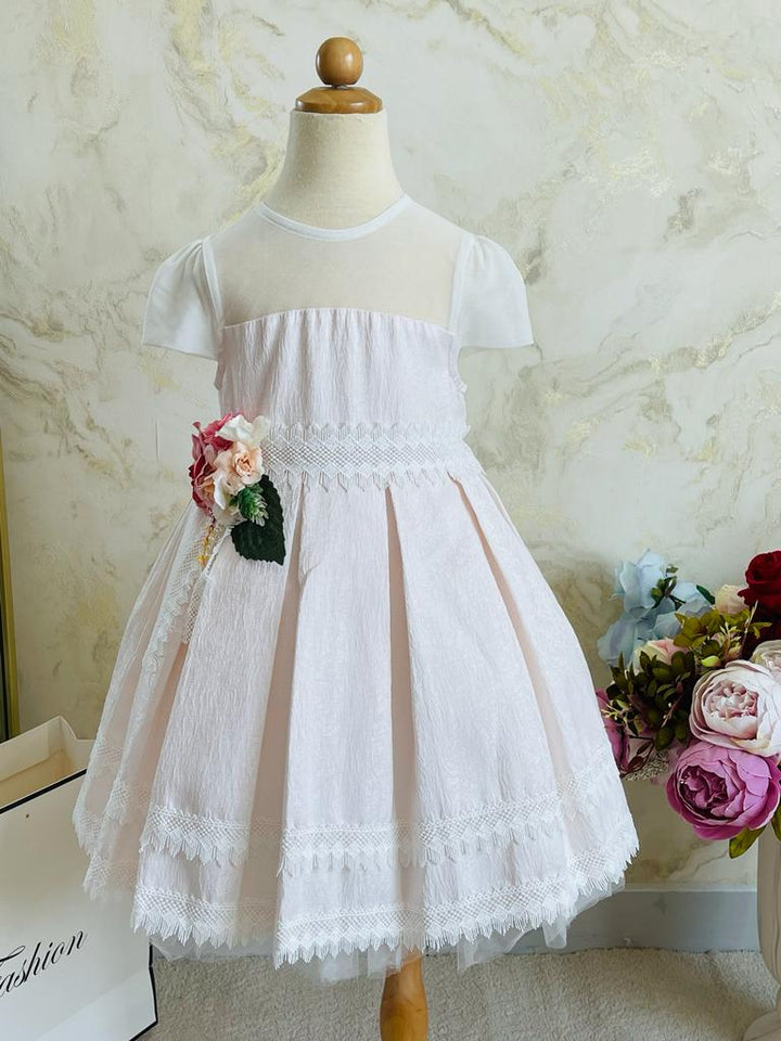 Elegant Light Pink Summer Party Dress