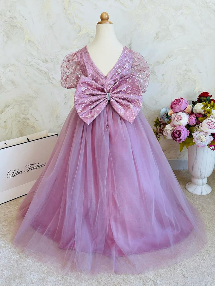 Pink Luxury Ball Gown For Girls