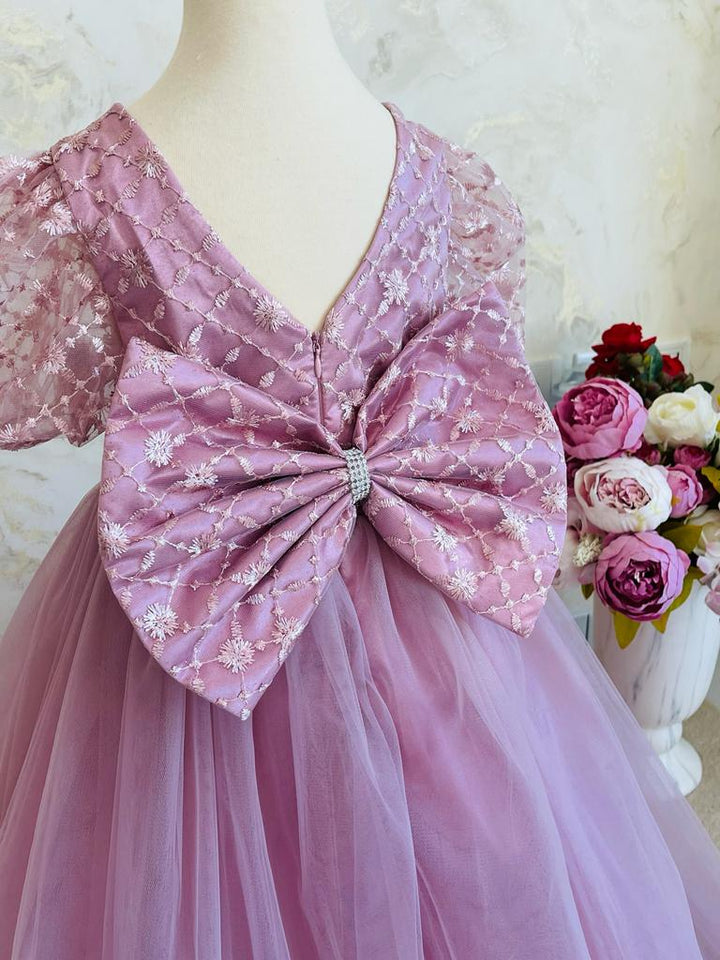 Pink Luxury Ball Gown For Girls