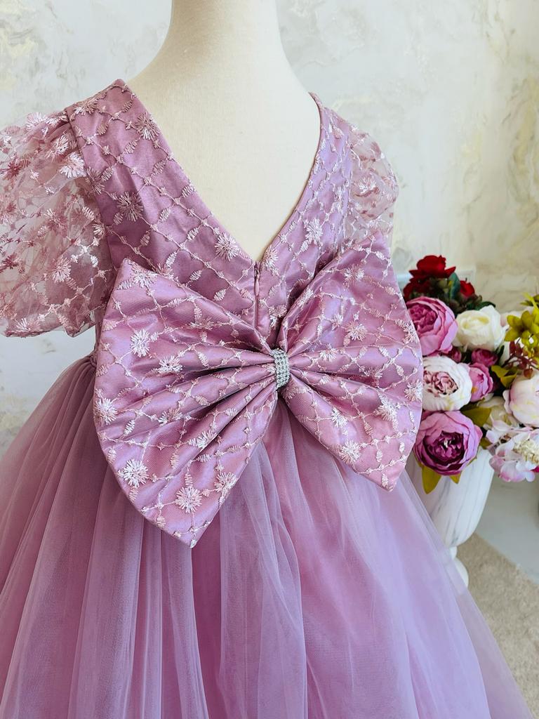 Pink Luxury Ball Gown For Girls