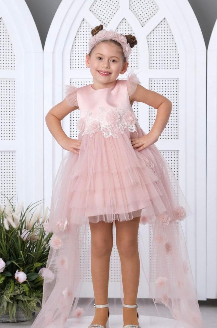 Clara Princess Pink Tulle Party Dress