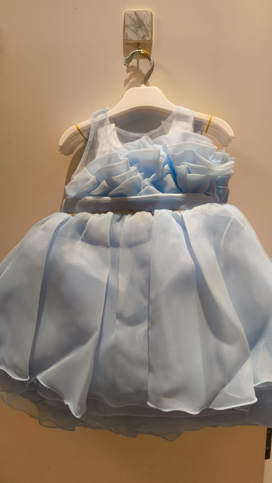 Ella Luxury Blue Layered Party Dress for Baby Girls