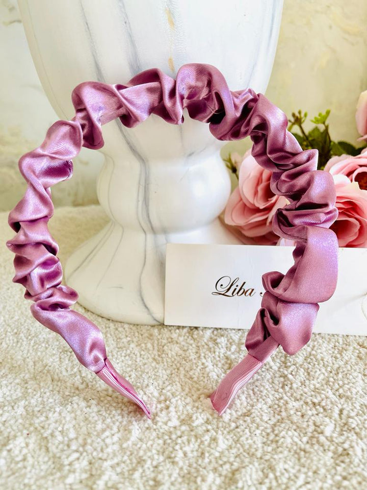 Lilac Satin Handmade Hairband