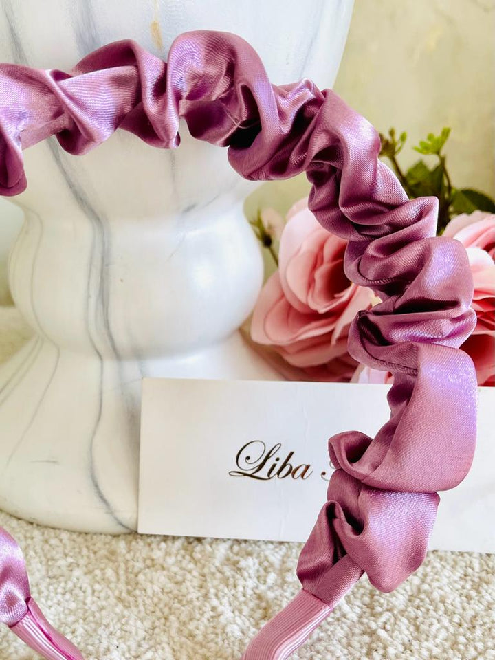 Lilac Satin Handmade Hairband