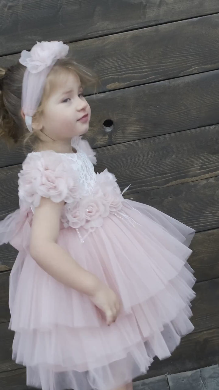 Baby girl birthday dress 2 year sale