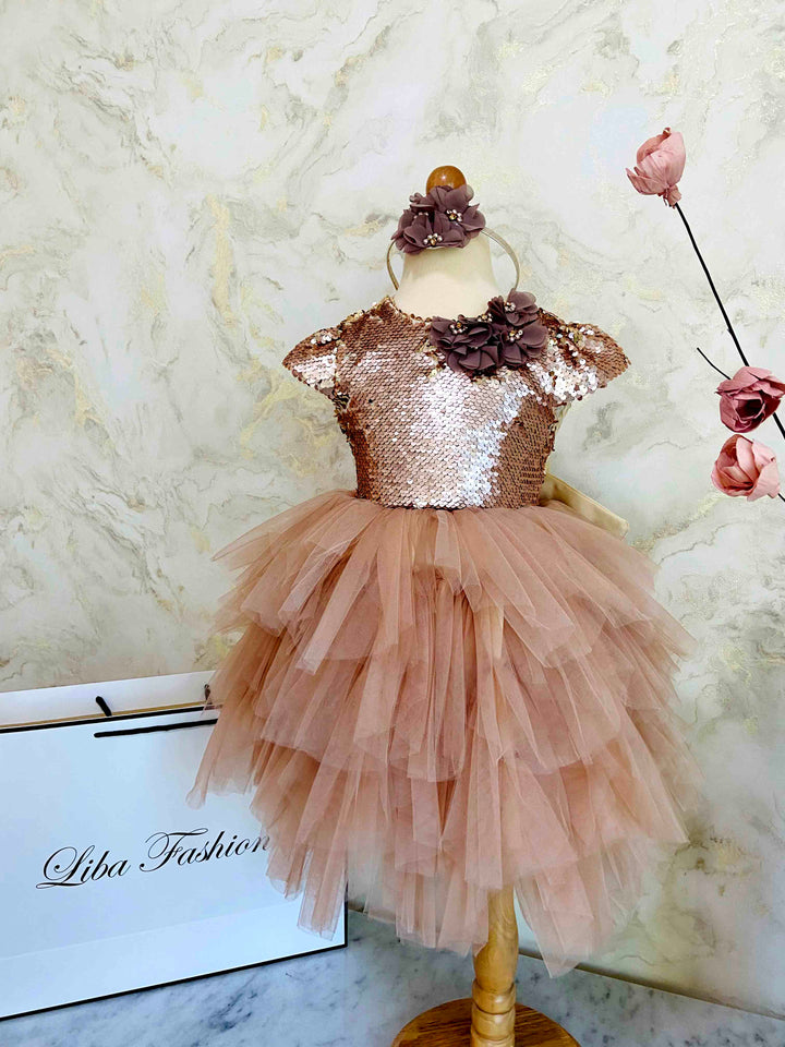 Serena Choco Party Dress