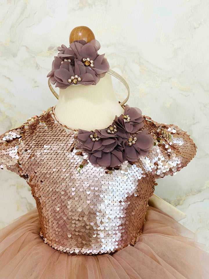 Serena Choco Party Dress