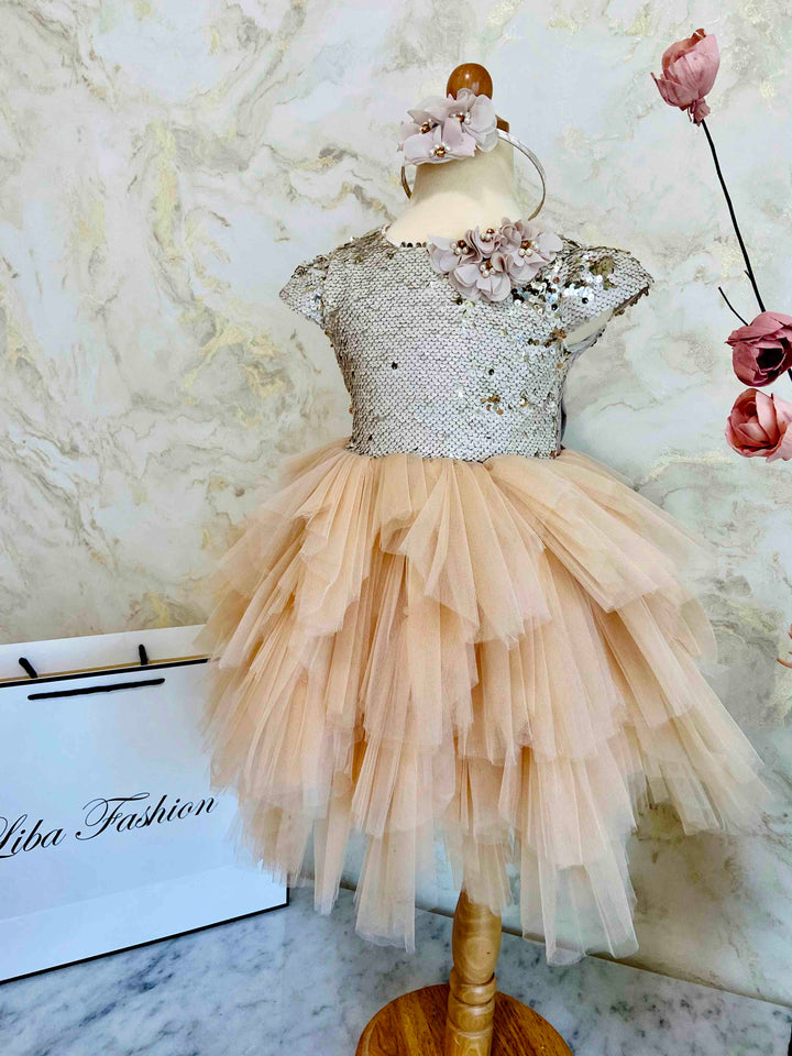 Serena Cream Party Dress